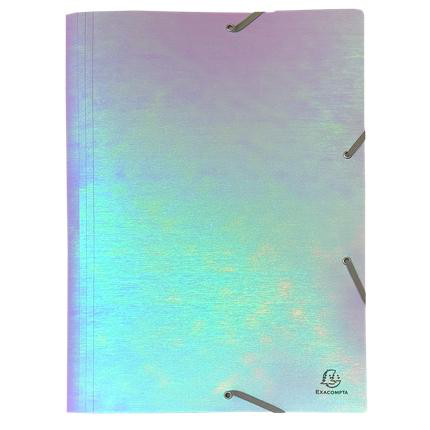 Sammelmappe A3 Plastik Regenbogen Effekt violett