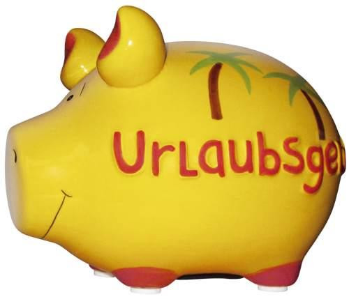 Spardose Sparschwein Urlaubsgeld KCG