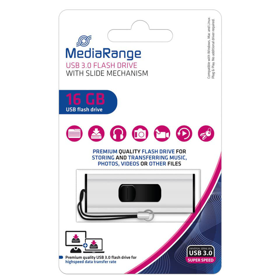 Versilbert Mediarange Usb-Stick Mr915, Usb 3.0, 16 Gb - Bild 6