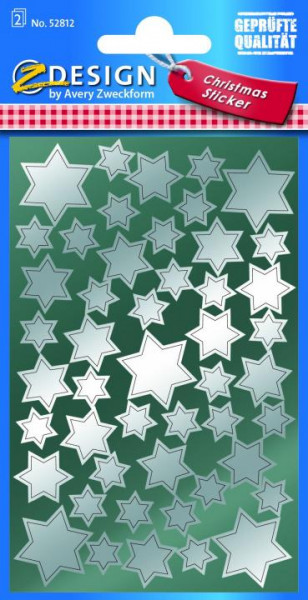 Avery Zweckform Weihnachtssticker Sterne