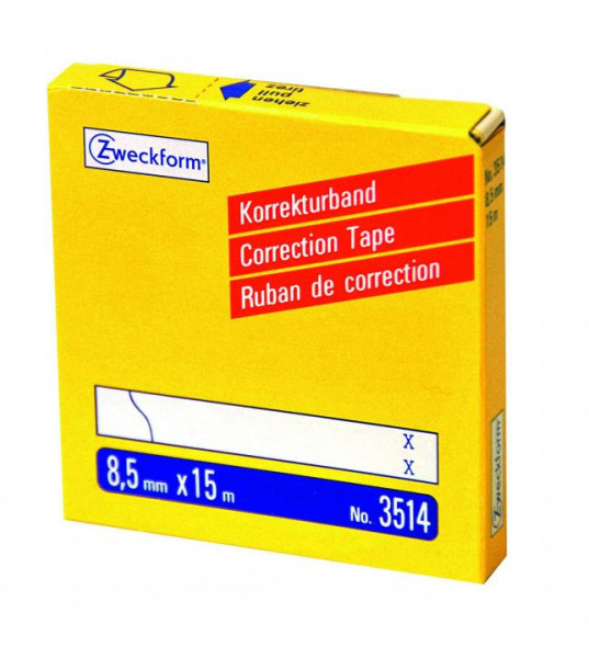 Avery Zweckform Korrekturband 8,5 x 15 m weiß