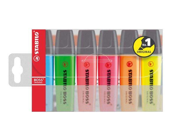 Stabilo Boss Textmarker Etui 6 Farben