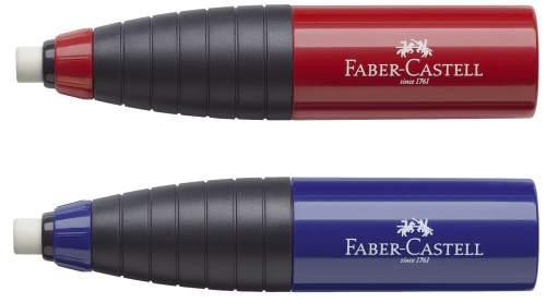 Faber-Castell Radierer Anspitzer Kombination rot oder blau