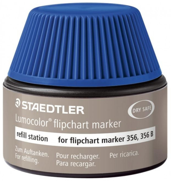 Staedter Tinte für Flipchart Marker Lumocolor® refill station 30 ml blau