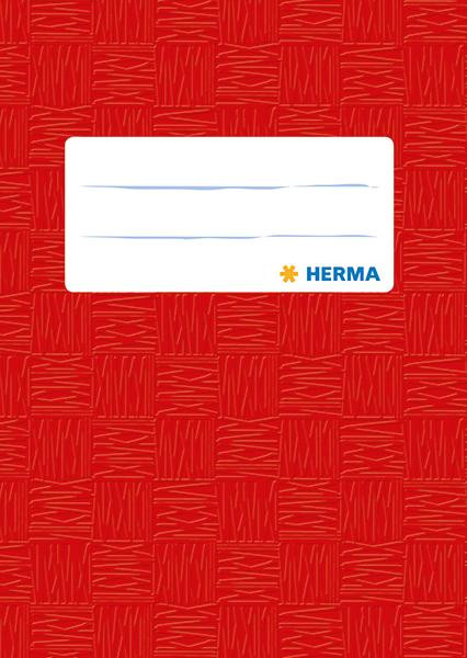 HERMA Heftschoner A6 gedeckt blau oder rot