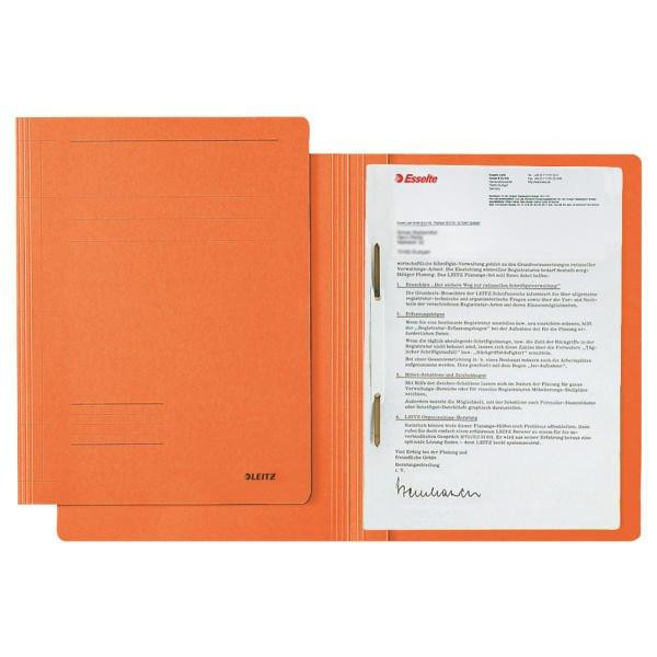 LEITZ Schnellhefter Fresh A4 Manilakarton orange