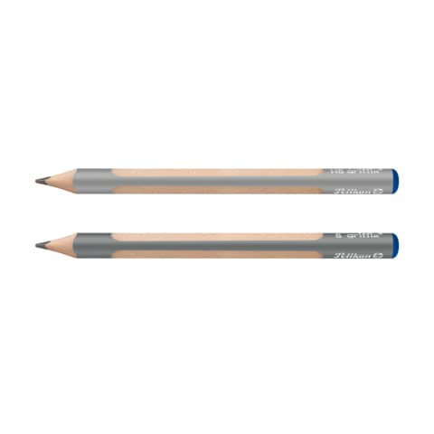2 dicke Schreiblern Bleistifte B | PELIKAN griffix
