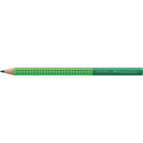 Dicker Schreiblern Bleistift HB FABER CASTELL Jumbo Grip dreikant hellgrün