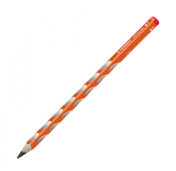 Dicker Schreiblern Bleistift HB Rechtshänder STABILO EASY orange