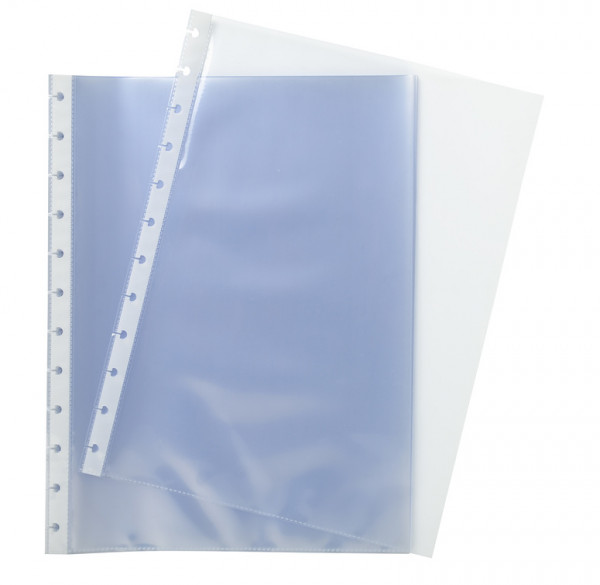 10 Ersatzhüllen für Ringmappen mit vario zip, glasklar Exacompta
