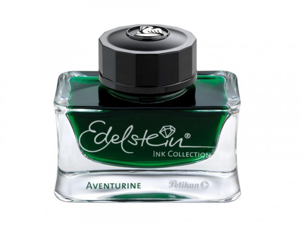 Pelikan Tintenglas 50ml Edelstein Aventurine grün