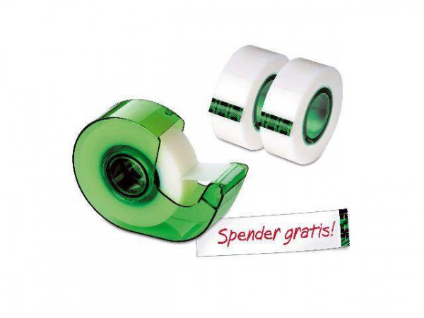 Scotch Klebeband Magic 3 Rollen Klebefilm 25m x 19mm + Handabroller gratis