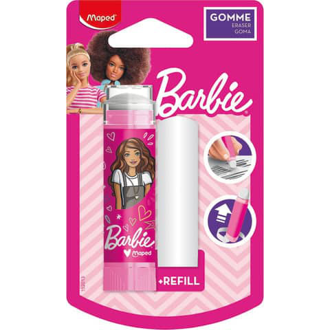 BARBIE Radiergummi Lippenstift Optik incl. Nachfüllung