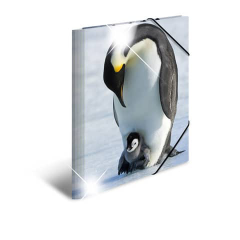 Sammelmappe A3 Glossy Plastik Pinguine