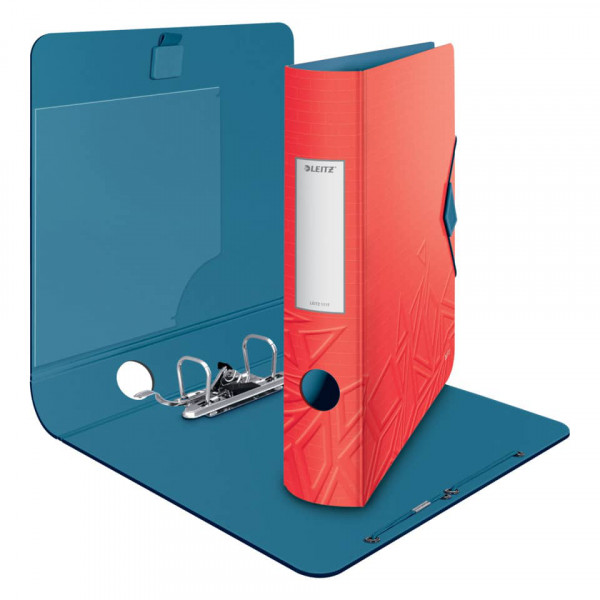 LEITZ Ordner A4 Urban chic 6,5cm schmal rot