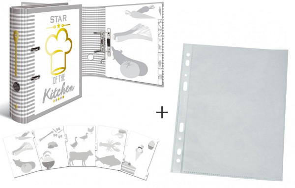 2-Ring, Pagna® Schulordner Pink Star A4