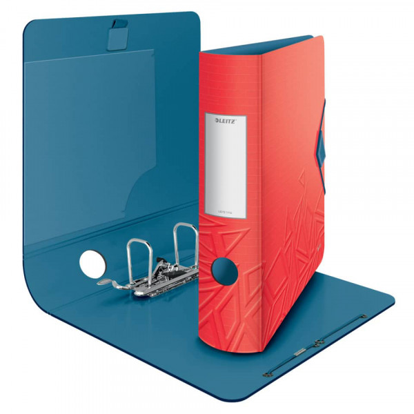LEITZ Ordner A4 Urban chic 8,2cm breit rot