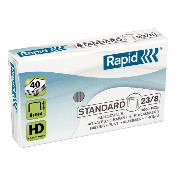 Rapid Heftklammern 23/8mm verzinkt 1000 Stück