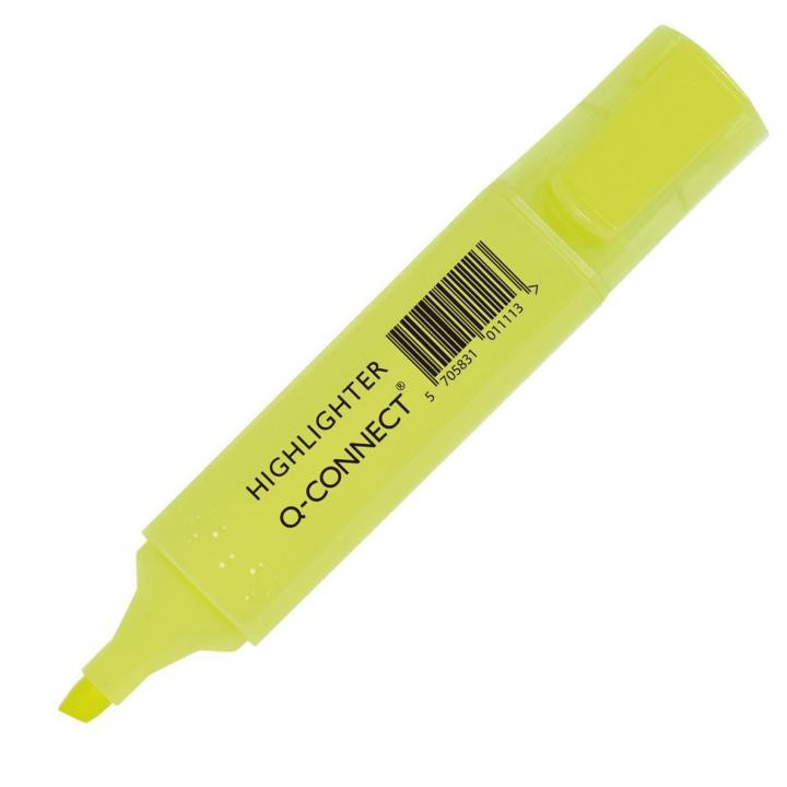 Q-Connect Textmarker - Ca. 2 - 5 Mm - Gelb - Bild 2