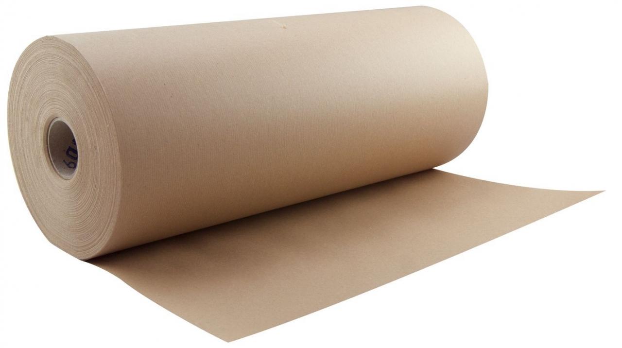 1,74 EUR/ Packpapier Rolle 5 m x 1 m Geschenkpapier Natur-Braun verpacken 