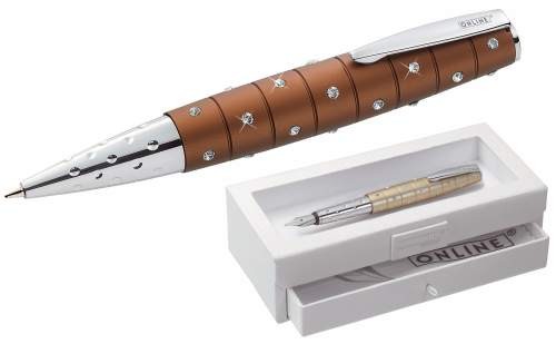 Online Crystal Tintenroller cognac