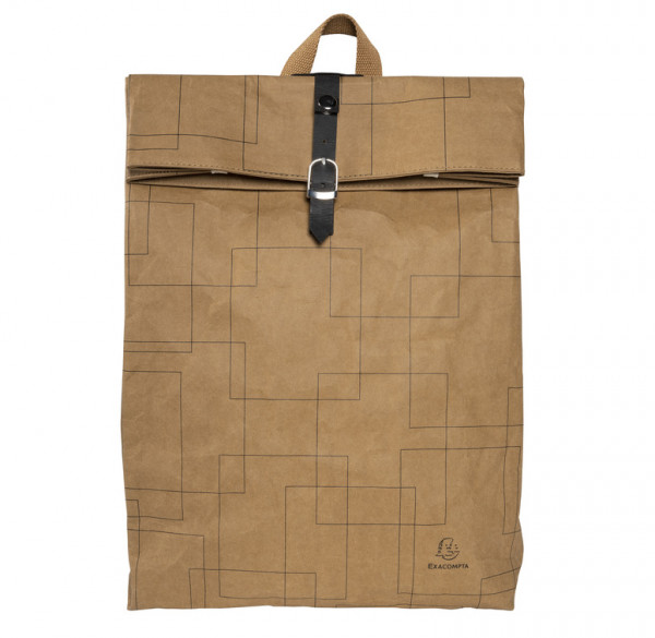 Exacompta Rucksack Eterneco Rucksack aus Papier in Lederoptik