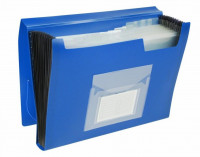 Fächermappe 13 Fächer blau