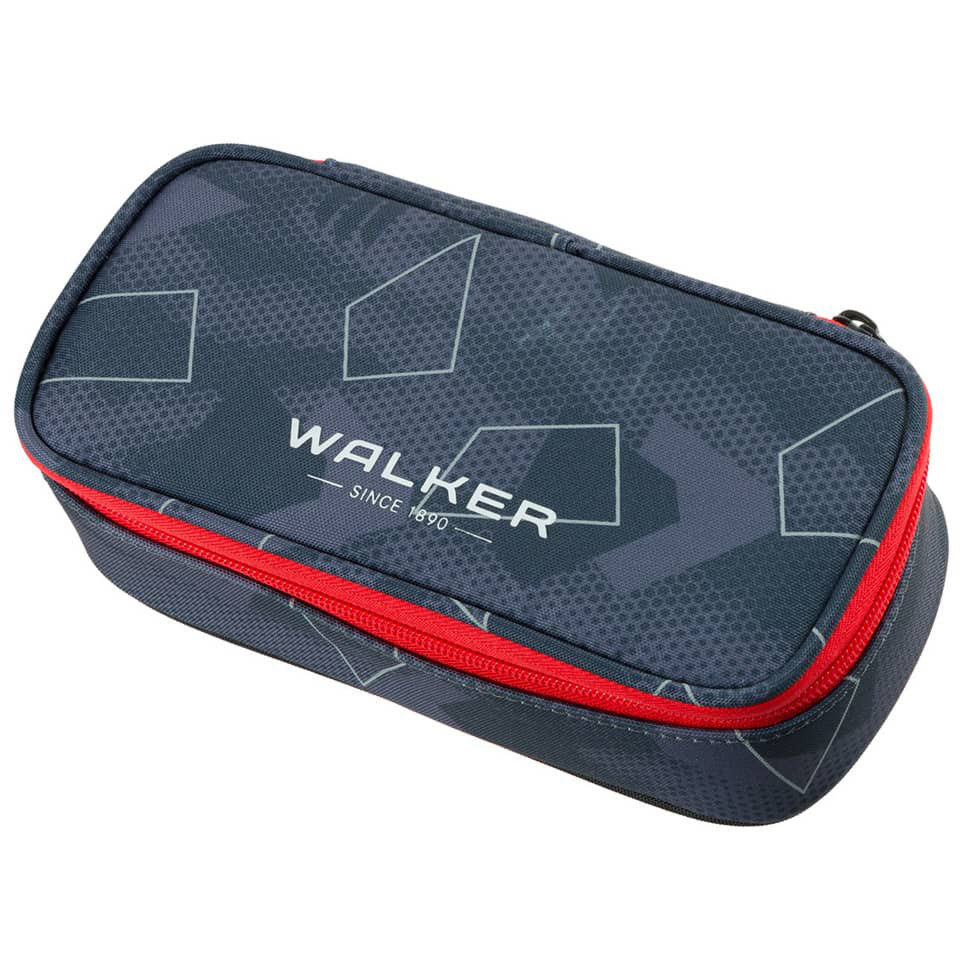 Federtasche Federmäppchen polygon red Walker Wizzard