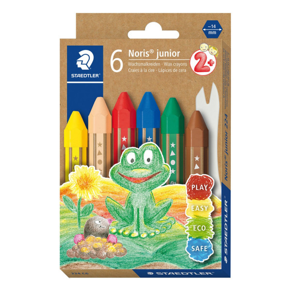 Staedtler Noris junior Wachsmalkreide 6 Stück