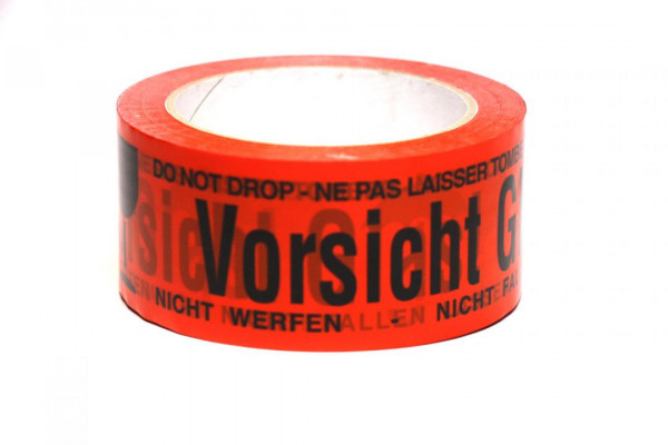 Signalband Vorsicht Glas