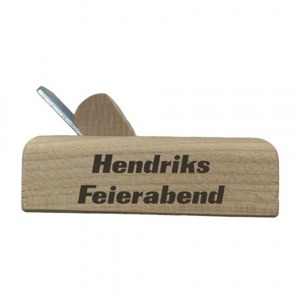 Flaschenöffner Hobelform Flaschenhobel aus Ahorn Holz personalisierbar