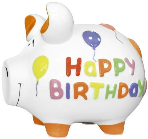 Sparschwein Happy Birthday