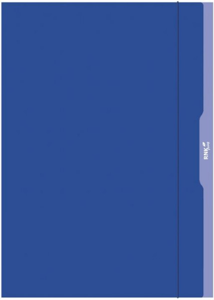 Sammelmappe A3 Pappe mit Gummizug blau