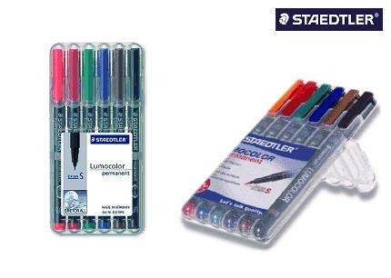 Staedtler Folienstifte Lumocolor permanent F