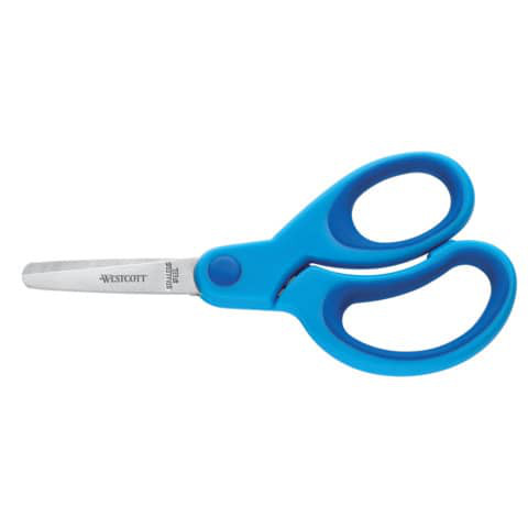 Kinderschere Rechtshand 13cm abgerundet blau