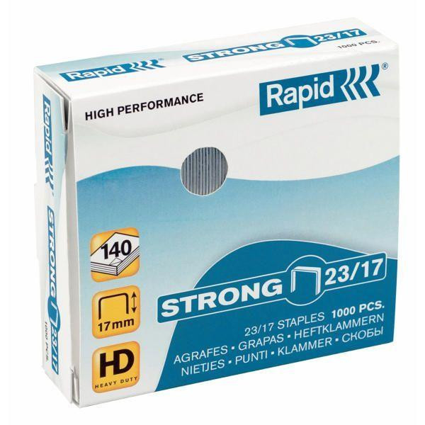Rapid Heftklammern 23/12mm Strong verzinkt 1000 Stück